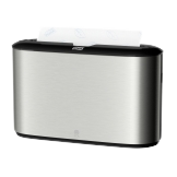 Dozownik do ręczników papierowych w składce wielopanelowej nablatowy Tork stal nierdzewna