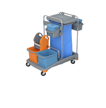 Wózek serwisowy z tworzywa sztucznego Splast TSS-0010