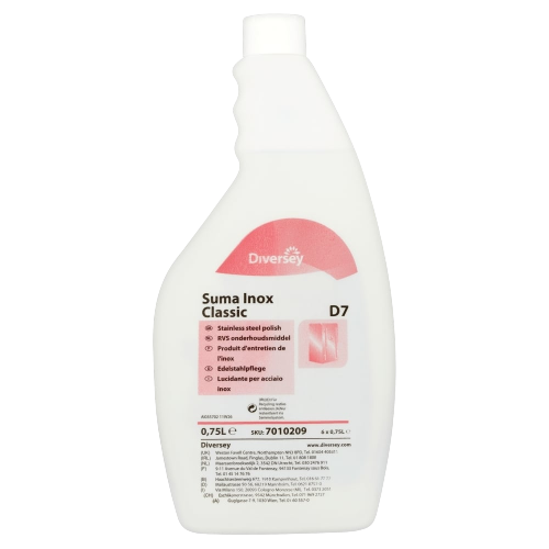 Suma Inox Classic D7 750 ml - preparat do polerowania i zabezpieczania stali nierdzewnej