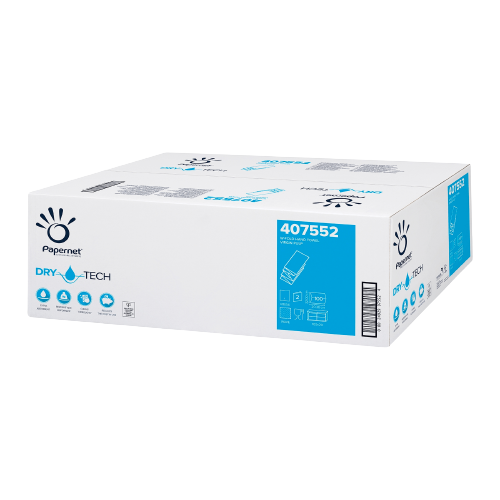 Ręcznik papierowy w składce wielopanelowej Drytech 20,3 x 32cm